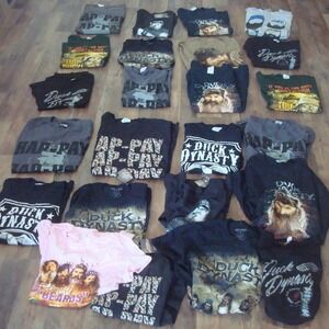 20 SHIRTS DUCK DYNASTY NEW MIX OF SIZES FOR RESALE LOT BUNDLE